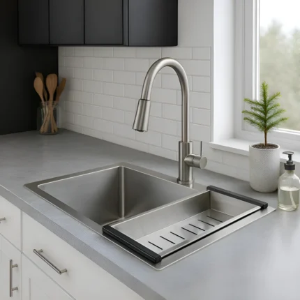 Cuba Gourmet Quadrada Aço Inox 304 Escovada 60x40cm Premium Stillus Home