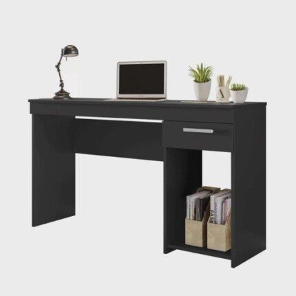 Mesa de Escritório 108cm 1 Gaveta Office nt 2070 Notável Móveis