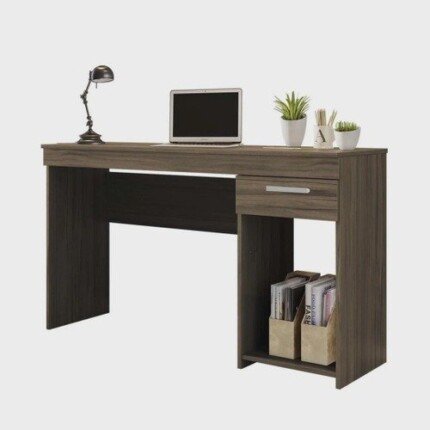 Mesa de Escritório 108cm 1 Gaveta Office nt 2070 Notável Móveis