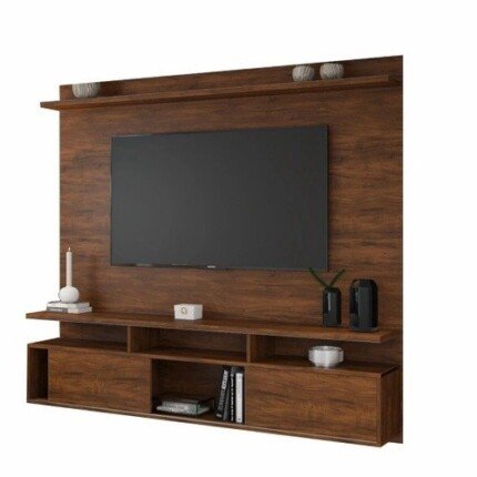 Painel Para Tv Até 55 Polegadas Supreme Imbuia Viero