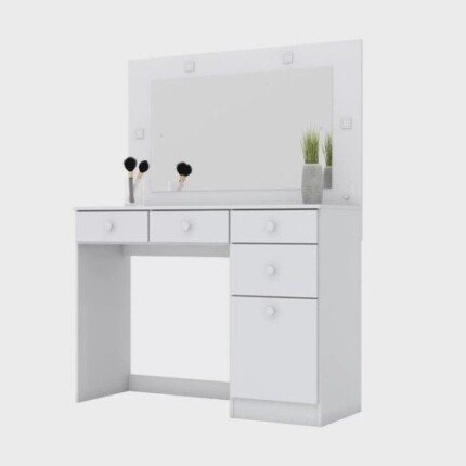 Penteadeira Camarim 1 Porta 4 Gavetas Charme Henn