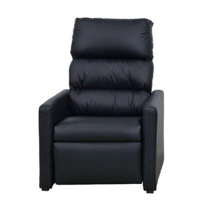 Poltrona do Papai Reclinável Turin Courino Preto Matrix